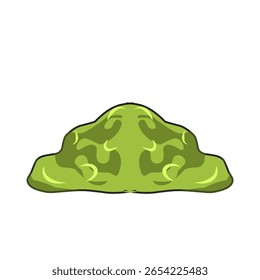 Green grass illustration, green leaves vector
