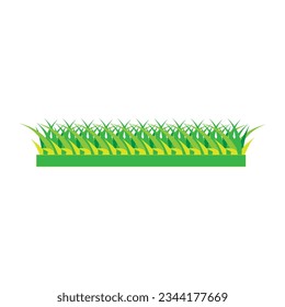 Green grass ilustration flat trendy style illustration on white background..eps