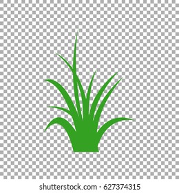 Green grass isolated vector symbol icon design