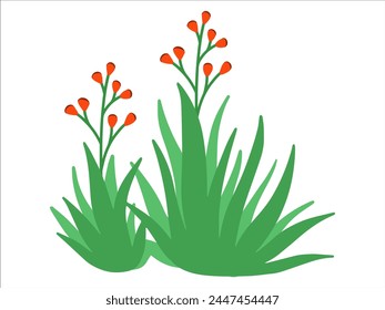 Green Grass Landscape Background Illustration