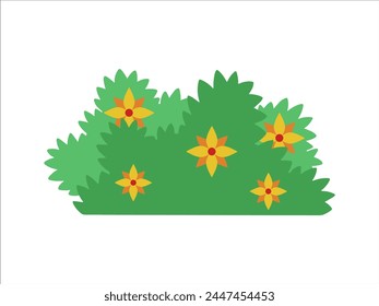 Green Grass Landscape Background Illustration