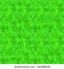 Green grass lawn seamless pattern.
