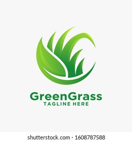 Green grass logo design inspiration