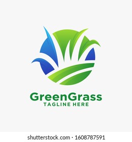 Green grass logo design inspiration