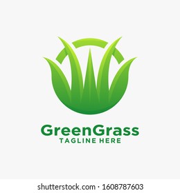 Green grass logo design inspiration