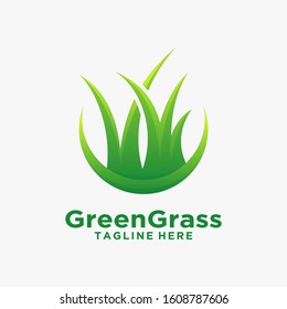 Green grass logo design inspiration