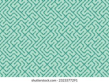 grünes Gras-Labyrinth-Muster, Hintergrund