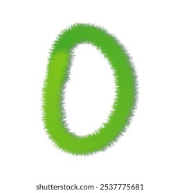 green grass number  of creative number 1 to 10 logo designs.design vector illustration for poster and cover book