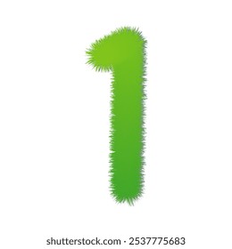verde grama número de número criativo 1 a 10 designs logotipo.design vetor ilustração para cartaz e livro de capa