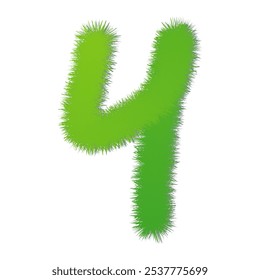 green grass number  of creative number 1 to 10 logo designs.design vector illustration for poster and cover book