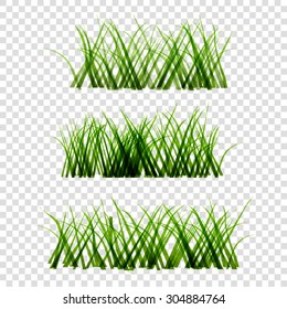 Green Grass On Isolated Transparent Background