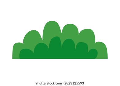 Green Grass on White Background. Vector illustration