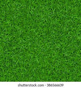 Green grass seamless pattern. Background lawn nature. Abstract field texture. Symbol of summer, plant, eco and natural, growth. Meadow design for card, wallpaper, wrapping, textile Vector Illustration