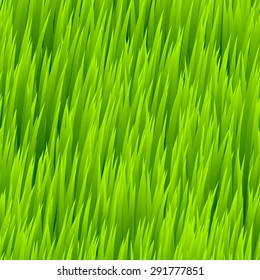 Green grass seamless pattern. Vector illustration EPS 10