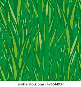 Green grass seamless pattern. Vector illustration EPS 10