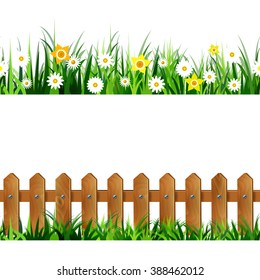  Green Grass seamless set