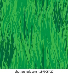 Green grass seamless texture. Abstract vector illustration.