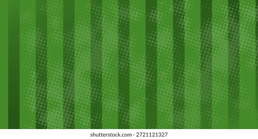 Textura sin fisuras de hierba verde en el campo de deporte rayado. Patrón de césped astronómico. Vista superior de la alfombra o del césped. Vector de fondo. Béisbol, fútbol,