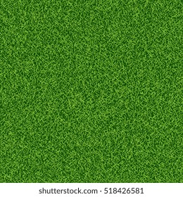 Green grass seamless texture - summer background. Vector seamless pattern with summer grass on ground. Light greenery grass, endless seasonal summer pattern, two colors. Abstract green grass pattern