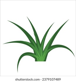 Green grass stock vector drawing 