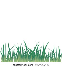 Green grass symbol vector isolated on white background , illustration Vector EPS 10