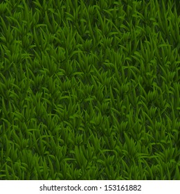 Green grass texture vector background