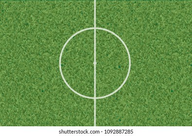 Green grass texture vector soccer  background