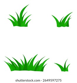 green grass theme design collection,vector file