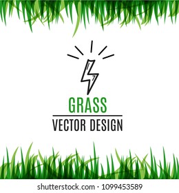 Green Grass. Vector design. Illustration