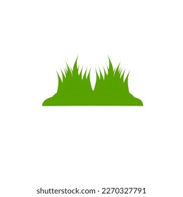 green grass vector icon for templates and symbols, illustrations