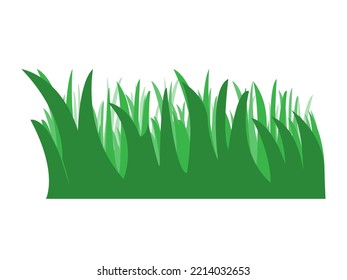 ilustración de vector de césped verde en estilo moderno