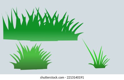 Vector de hierba verde, verde natural 