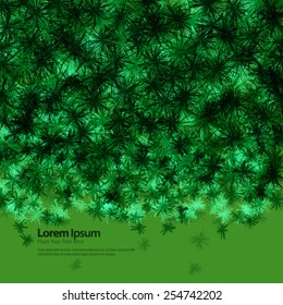 Green Grass/Leaves Design Background
