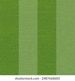 Patrón de textura de hierba verde en el campo deportivo a rayas en verano. Alfombra sin costuras de Vector o vista superior del césped Fondo para el béisbol, fútbol, fútbol, juego de golf, campo de primavera con pradera o césped.