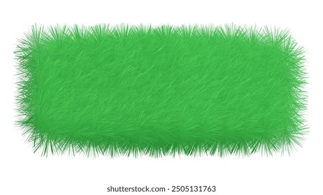 Green Grassy Field Background for Sports - Soccer, Golf, Baseball, Football - Realistic Summer Lawn Wallpaper - Vector Illustration