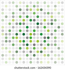 Green Gray Circle Background