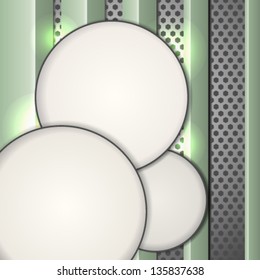 Green and gray metallic background