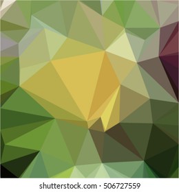 green gray yellow abstract geometric polygonal pattern, triangles, vector illustration