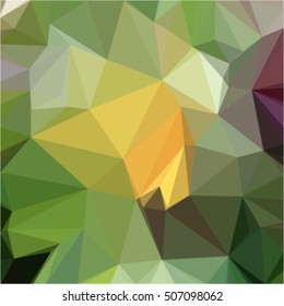 green gray yellow abstract geometric polygonal pattern, triangles, vector illustration