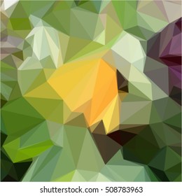 green gray yellow abstract geometric polygonal pattern, triangles, vector illustration