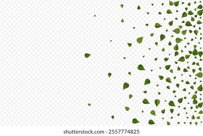 Green Greens Blur Vector Transparent Background Concept. Motion Foliage Border. Swamp Leaf Forest Backdrop. Leaves Nature Template.
