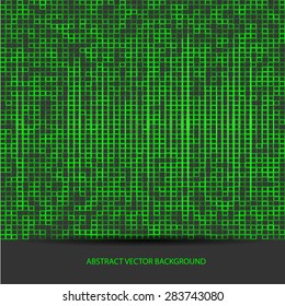green grid. Abstract background for your text
