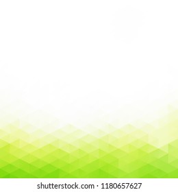 Green Grid Mosaic Background 