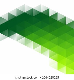 Green Grid Mosaic Background, Creative Design Templates