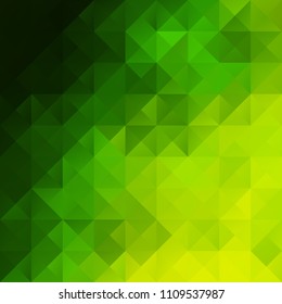 Green Grid Mosaic Background, Creative Design Templates