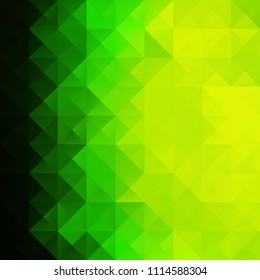Green Grid Mosaic Background, Creative Design Templates