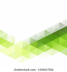 Green Grid Mosaic Background, Creative Design Templates