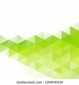 Green Grid Mosaic Background, Creative Design Templates
