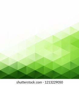 Green Grid Mosaic Background, Creative Design Templates