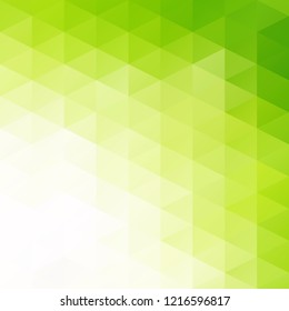 Green Grid Mosaic Background, Creative Design Templates